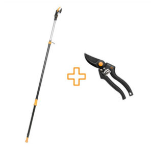 Професійний набір для обрізки Fiskars: Секатор P90 + Телескопічний висоторіз UPX86 (1001530-SET)
