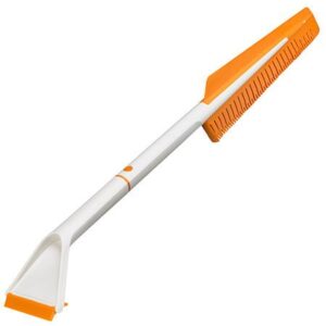 Автомобильный скребок для льда со щеткой Fiskars SnowXpert (143062)