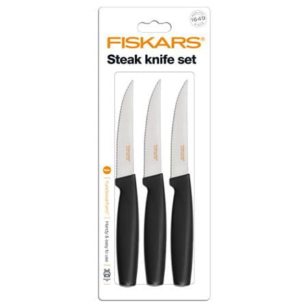 Набор зубчатых ножей для стейков Fiskars Functional Form Utility Knife Set (1014280)