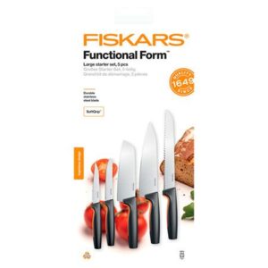 Набор кухонных ножей 5 шт. Fiskars Functional Form Starter Set (1057558)