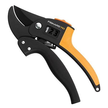 Секатор контактный c храповым механизмом Fiskars PowerStep P83 (111670)